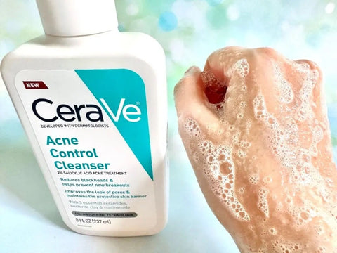 CeraVe Acne Control Cleanser 237ml | Salicylic Acid Face Wash for Acne-Prone Skin