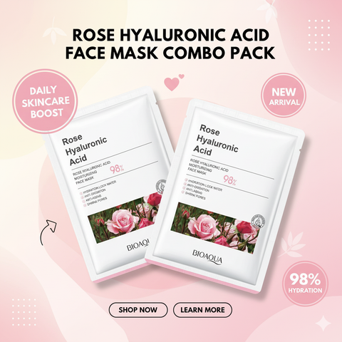 Pack of 2 BIOAQUA Multi-Effect Nourishing Facial Sheet Mask | Hydrating, Whitening & Anti-Aging with White Truffle Essence
